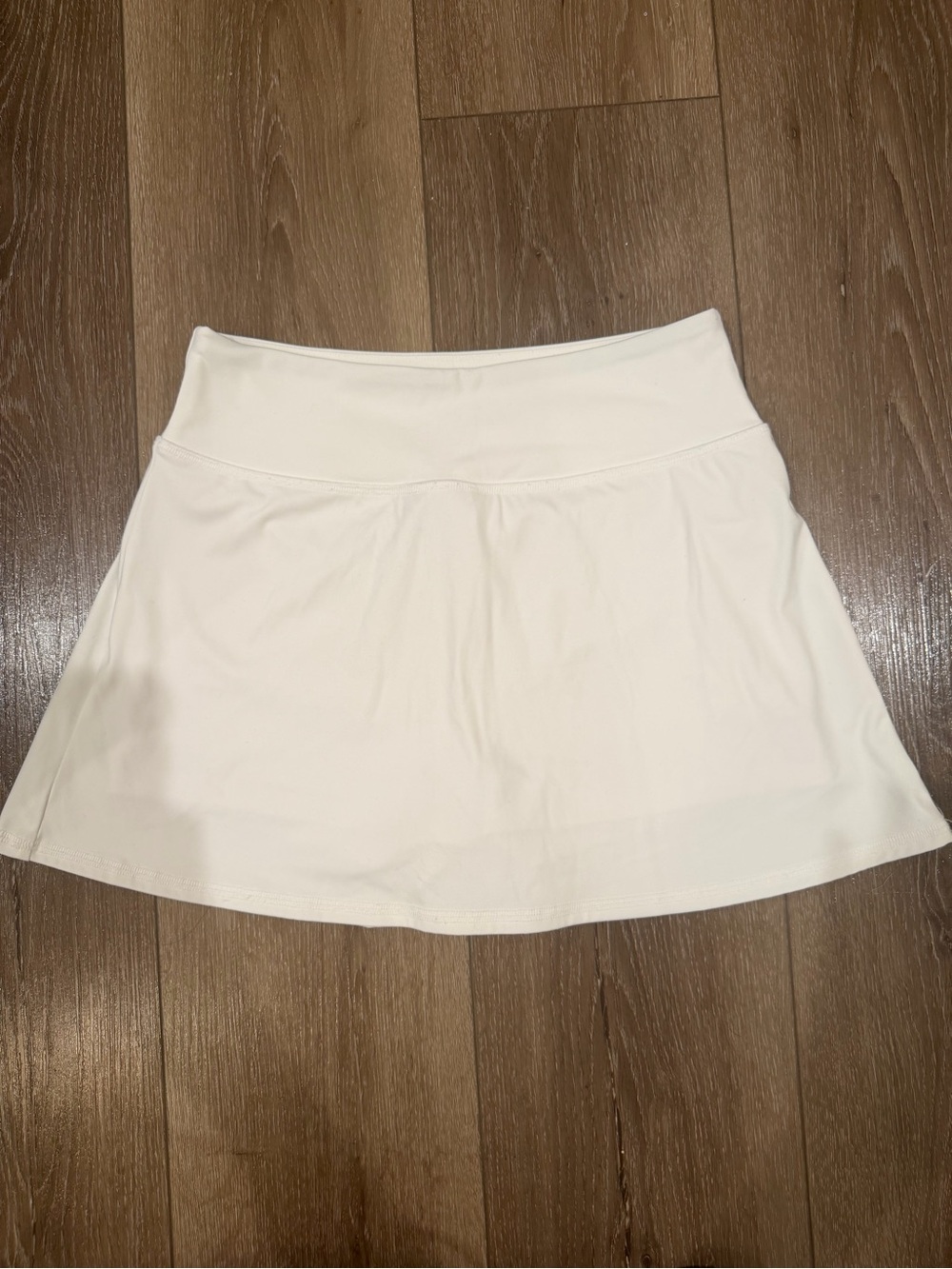 Forever 21 White Mini Skirt with Wide Waistband